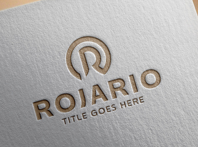 R letter Logo design logo