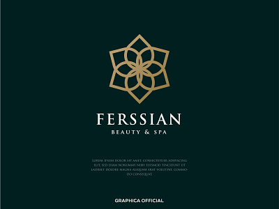 Ferssian Beauty & Spa branding graphic design logo