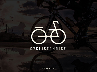 CYCLIST CHOICE design graphic design logo minimal