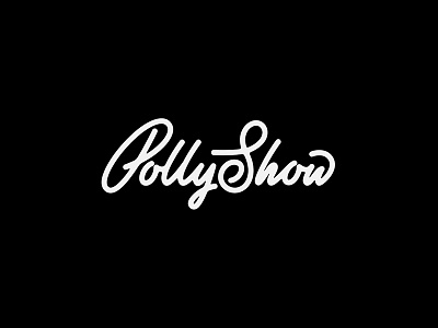 Polly Show calligraphy handlettering lettering letteringlogo logo logotype print type typography vector