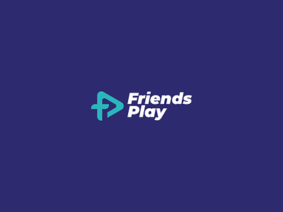 Friends play logo branding logo