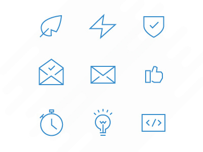 Homepage icon set business homepage icons outline simple