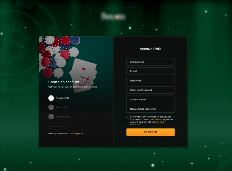 Create an account form by Emil Ajduk on Dribbble