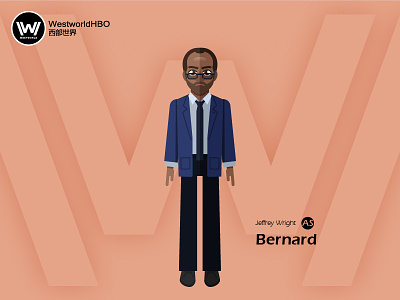 Westworld——Bernard character illustration
