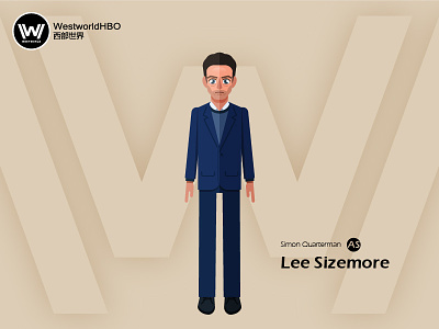 Westworld——Lee Sizemore character illustration