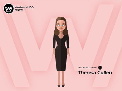 Westworld——Theresa Cullen character illustration