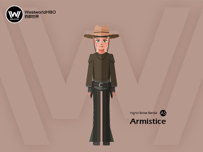 Westworld——Armistice character illustration