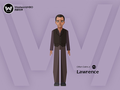 Westworld——Lawrence character illustration