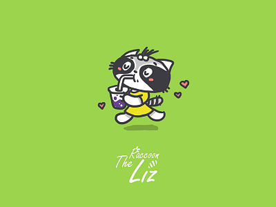 The Raccoon Liz emoji