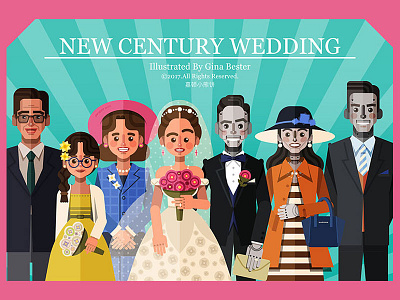 NEW CENTURY WEDDING illustration