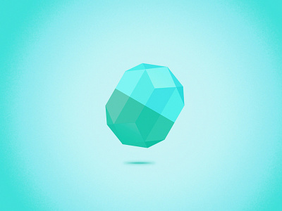 Diamond crystal diamond green
