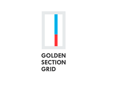 Golden Section Grid Logo brand dynamic golden section grid logo