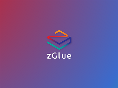 zGlue chips glue gradient internet iot logo minimalism technology z zglue