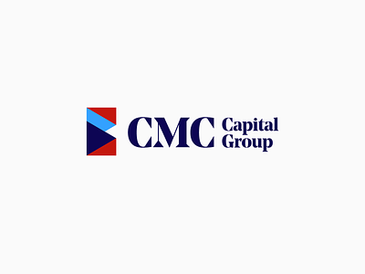 CMC Capital Group Logo Concept brand capital design funding geometric investment logo minimalism technology