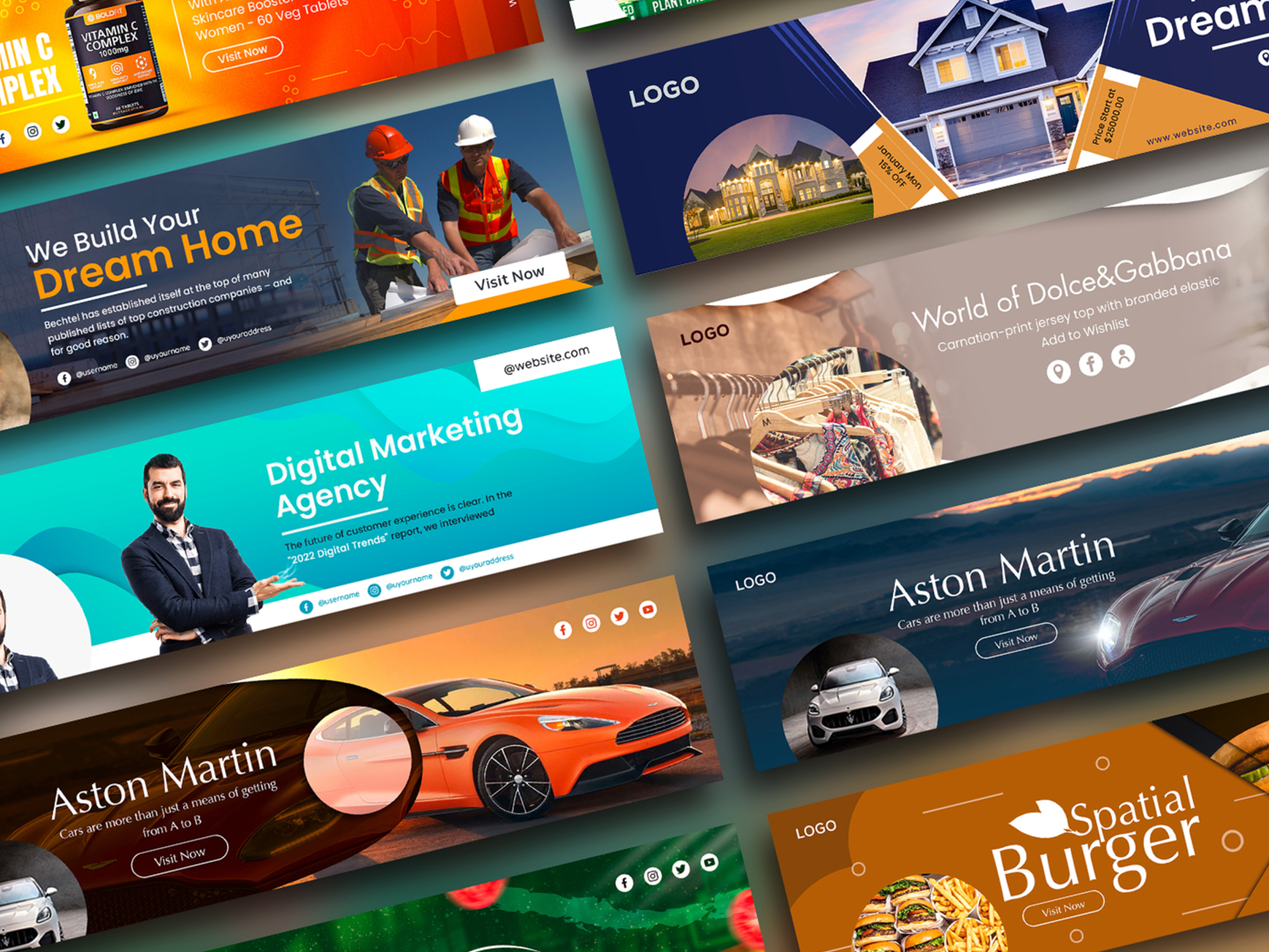 Linkedin Cover Banner Design By Al Imran On Dribbble   Dribbel Shot 4x 