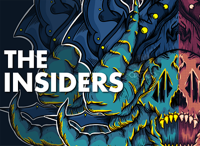 The Insiders art creature demon design digital illustration digitalart evil illustration procreate