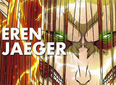 Eren Jaeger anime art attack on titan digital illustration digitalart eren jaeger eren yeager fanmade illustration japanese procreate shingeki no kyojin titan