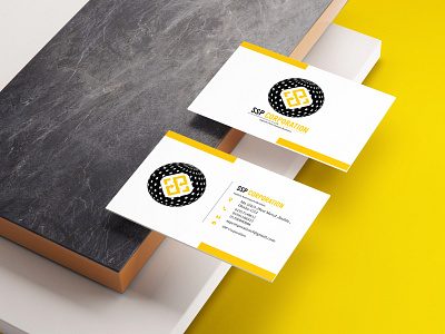 SSP corporation branding business card design business cards businesscard design illustration logo minimal