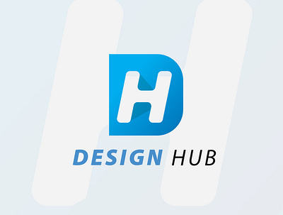 Design Hub logo design branding design illustration logo logodesign minimal uniquelogo