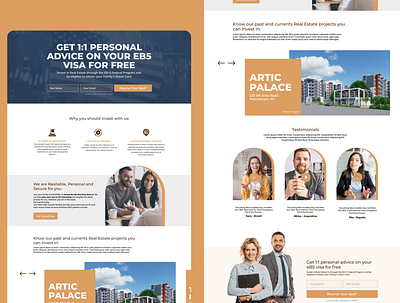 Landing page design - Investment Business 100% custom