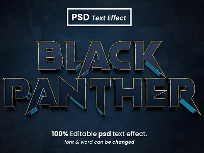 Cinema Movie Editable 3D Text Effect 3d 3d font 3d text effect background banner deisgn black panther cinema design font effect graphic design illustration movie movie poster movie text text effect