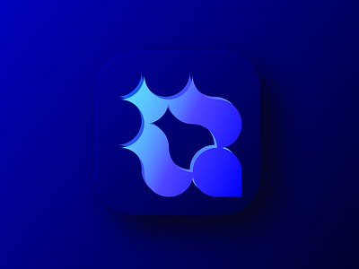 Logotype – Keymet 3d app blue branding design geometric icon logo logotype