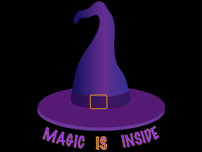 Witch hat halloween halloween design illustration illustrator vector witch hat