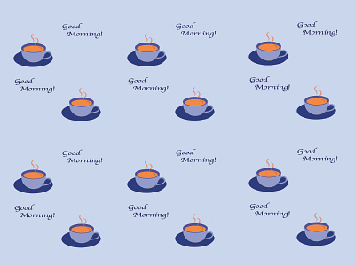 Cup of coffee pattern