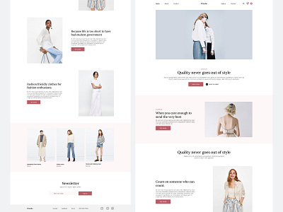 Fashion Clothing Store Website design fashion fashion website design figma ui ux web design website