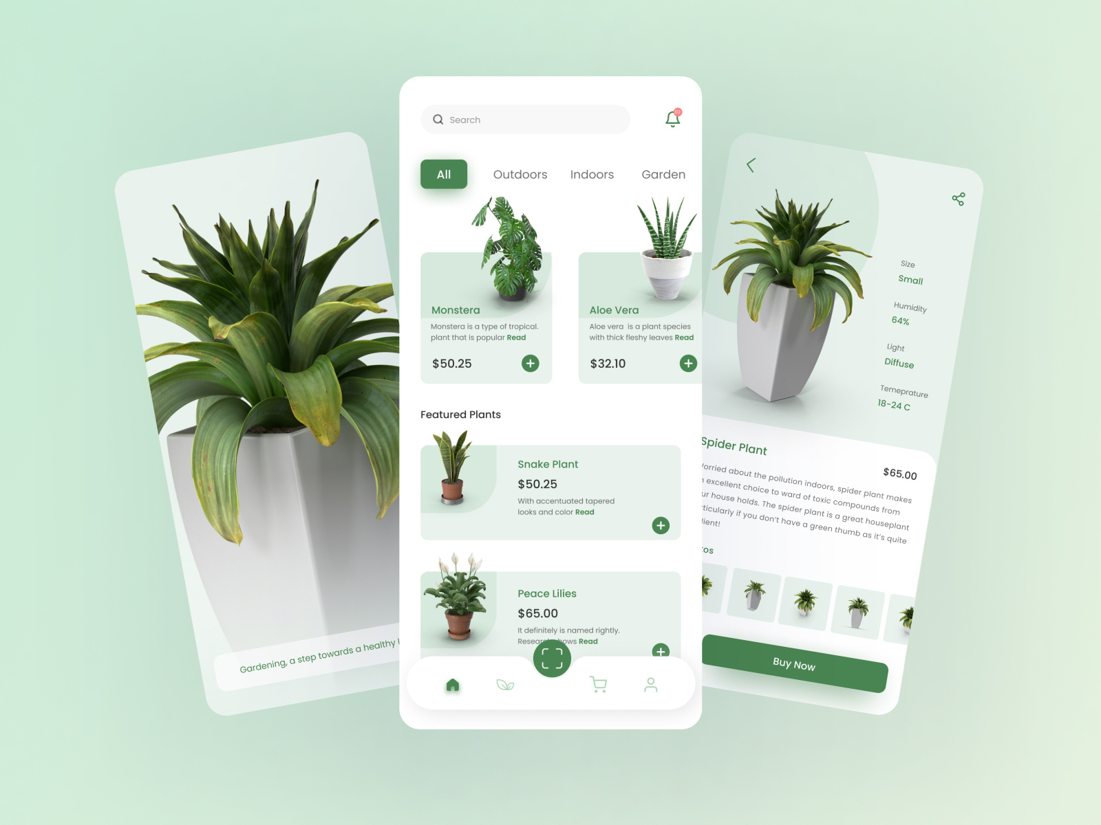 Plant Online Store App by akrdesign on Dribbble