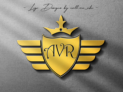 AVR Royal Logo branding design icon logo
