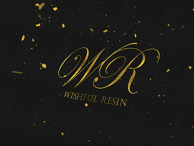 WR Letter+Name Type Logo Design