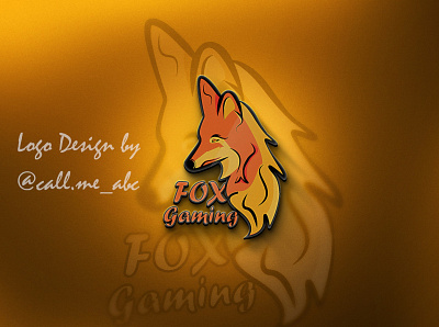 Fox Mascot Logo Design adobe illustrator. adobe photoshop branding design graphic design illustration logo ui ux vector