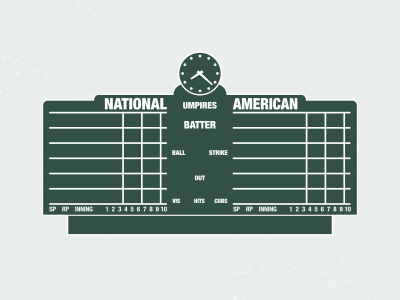 Wrigley clean lines simple baseball wrigley field wrigley