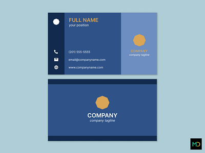 Business Card - Limited Palette (1/4) branding business card graphic design typography