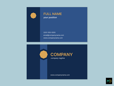 Business Card - Limited Palette (4/4) branding business card graphic design typography