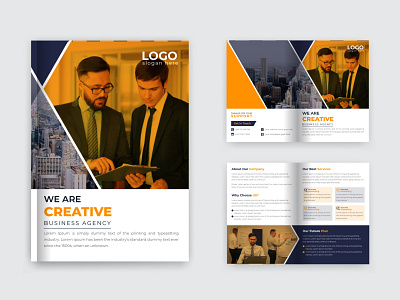 Corporate multipage brochure template