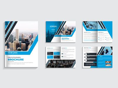 Corporate multipage brochure template company profile