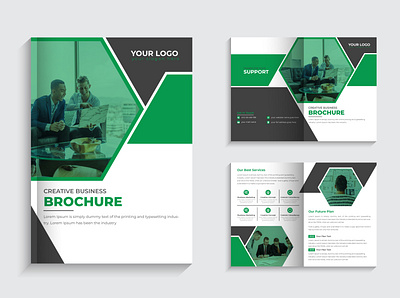 Corporate multipage brochure template company profile