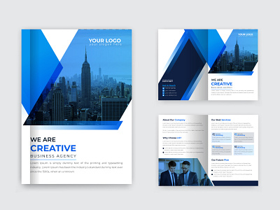 Corporate multipage brochure template by Rasel Mondol on Dribbble