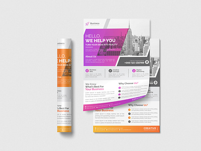 Corporate Business Flyer Template Design