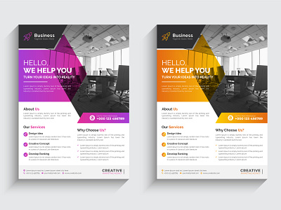 Modern & Creative Business Flyer Design Template