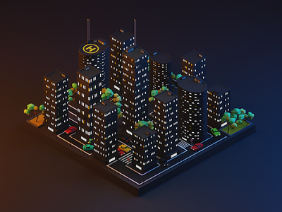 mini metropolis design designs illustration isometric art lowpoly lowpoly3d lowpolyart lowpolygon