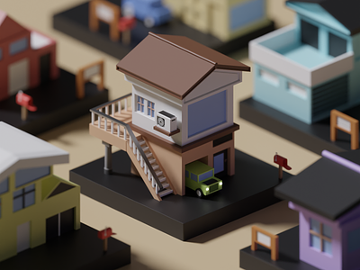 Home Sweet Home. design designs illustration isometric art lowpoly lowpoly3d lowpolyart