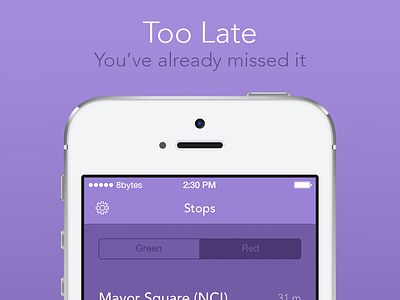 RealLUAS App Store Screenshot ios iphone ireland itunes luas purple screenshot screenshots