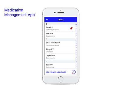 Medication Managment App design healthcare medicine mobile ux