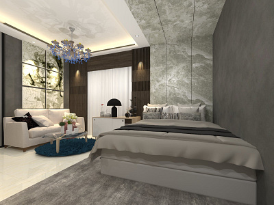 Interior Design : Mater bedroom 3d rendering architechture architect architectural design architectural rendering bedroom design interior architecture interior design room design