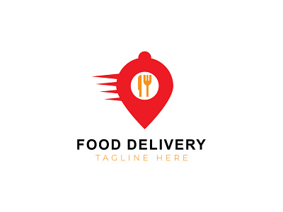 Food delivery Logo cafe catering cook cooking delivery design dinner eat food icon illustration kitchen logo logotype lunch meal menu restaurant sign symbol