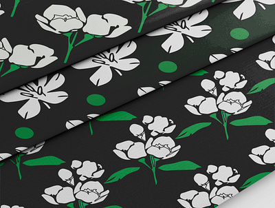 Jasmine flower pattern clothing design flower graphic design illustration jasmine mockup pattern