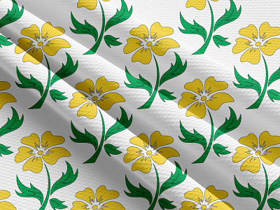 Allamanda flower pattern